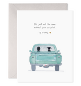 Co-Pilot Dog Greeting Card