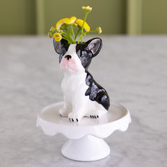 Bulldog Bud Vase