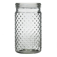 Clear Hobnail Jar