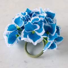 Border Hydrangea Napkin Ring