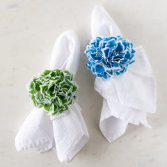 Border Hydrangea Napkin Ring