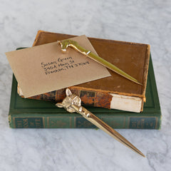 Brass Horse Head Letter Opener