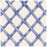 Blue Lattice Cocktail Napkins