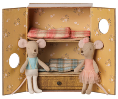 Ballet Mice in Dance Studio, Little Sister & Brother