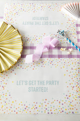 Confetti Sprinkles Personalized Placemat