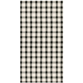 Black Painted Check Guest Napkins