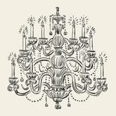 Chandelier Cocktail Napkins