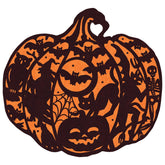 Die-cut Wicked Jack-o-Lantern Placemat