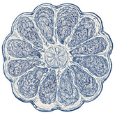 Die-cut Blue Oyster Plate Placemat