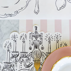 Die-cut Chandelier Placemat