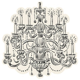 Die-cut Chandelier Placemat