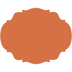 Die-cut Orange French Frame Placemat