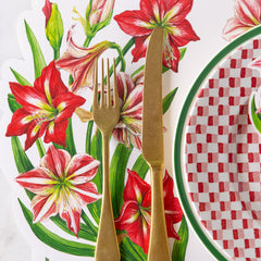Die-cut Amaryllis Placemat