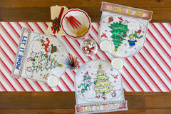 Die-cut Snow Globe Coloring Placemat