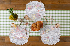Die-cut Happy Fall Coloring Placemat