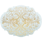 Die-Cut Gilded Scroll Frame Placemat