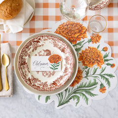 Die-cut Marigold Bouquet Placemat
