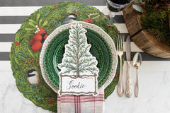 Die-cut Winter Songbirds Placemat