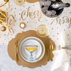 Die-cut Gold French Frame Placemat