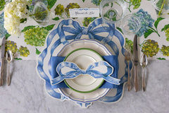 Die-cut Heirloom Blue Bow Placemat
