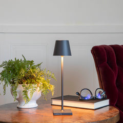 Dark Grey Micro Cordless Lamp