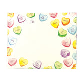 Conversation Hearts Fold Note
