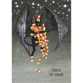 Candy Corn Cat Card