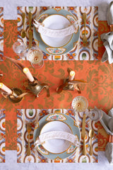 Antique Pumpkin Frame Placemat