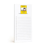 E. Frances X Peanuts® Lucy Market List Notepad