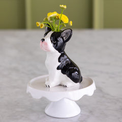 Bulldog Bud Vase