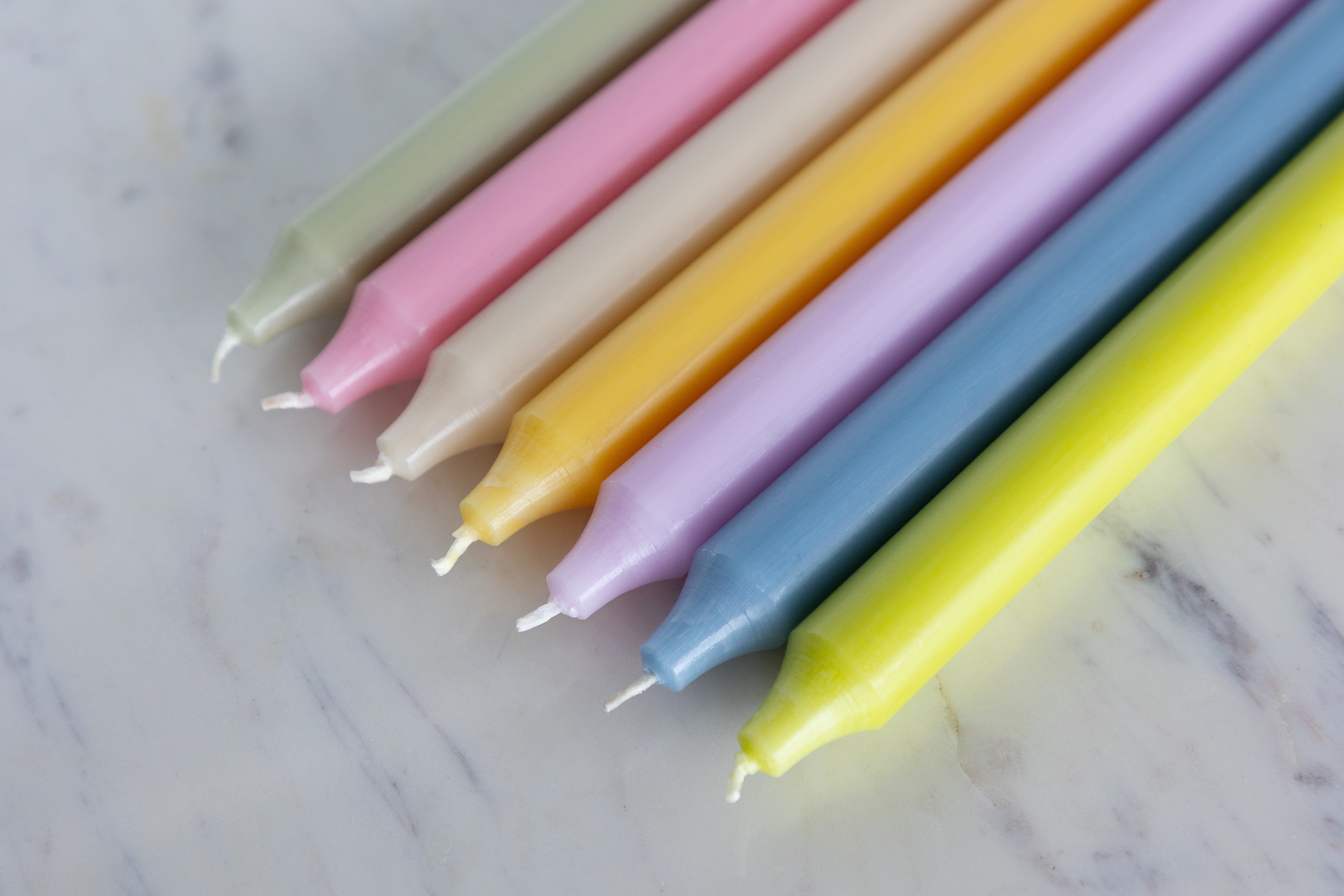 Cream 12" Taper Candle