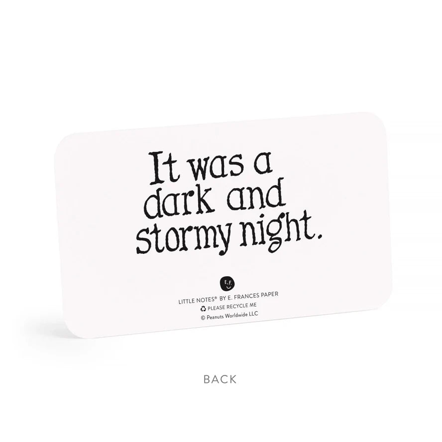 E. Frances X Peanuts® Snoopy Typing Little Notes