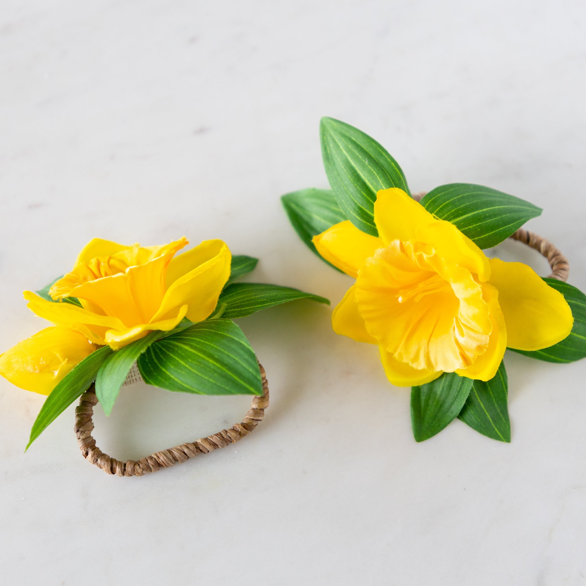 Daffodil Spray Napkin Ring Holder