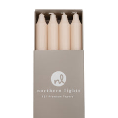 Cream 12" Taper Candle