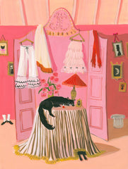 Catnip Small Art Print