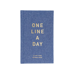 Denim One Line a Day: A Five-Year Memory Book