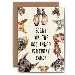 Dog Eared Birthday Card