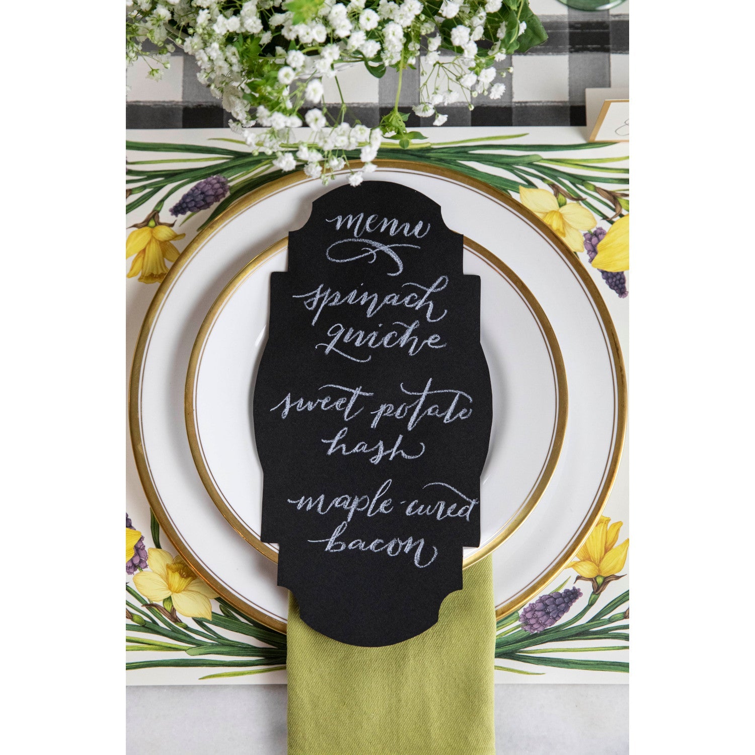 Black Frame Table Accent