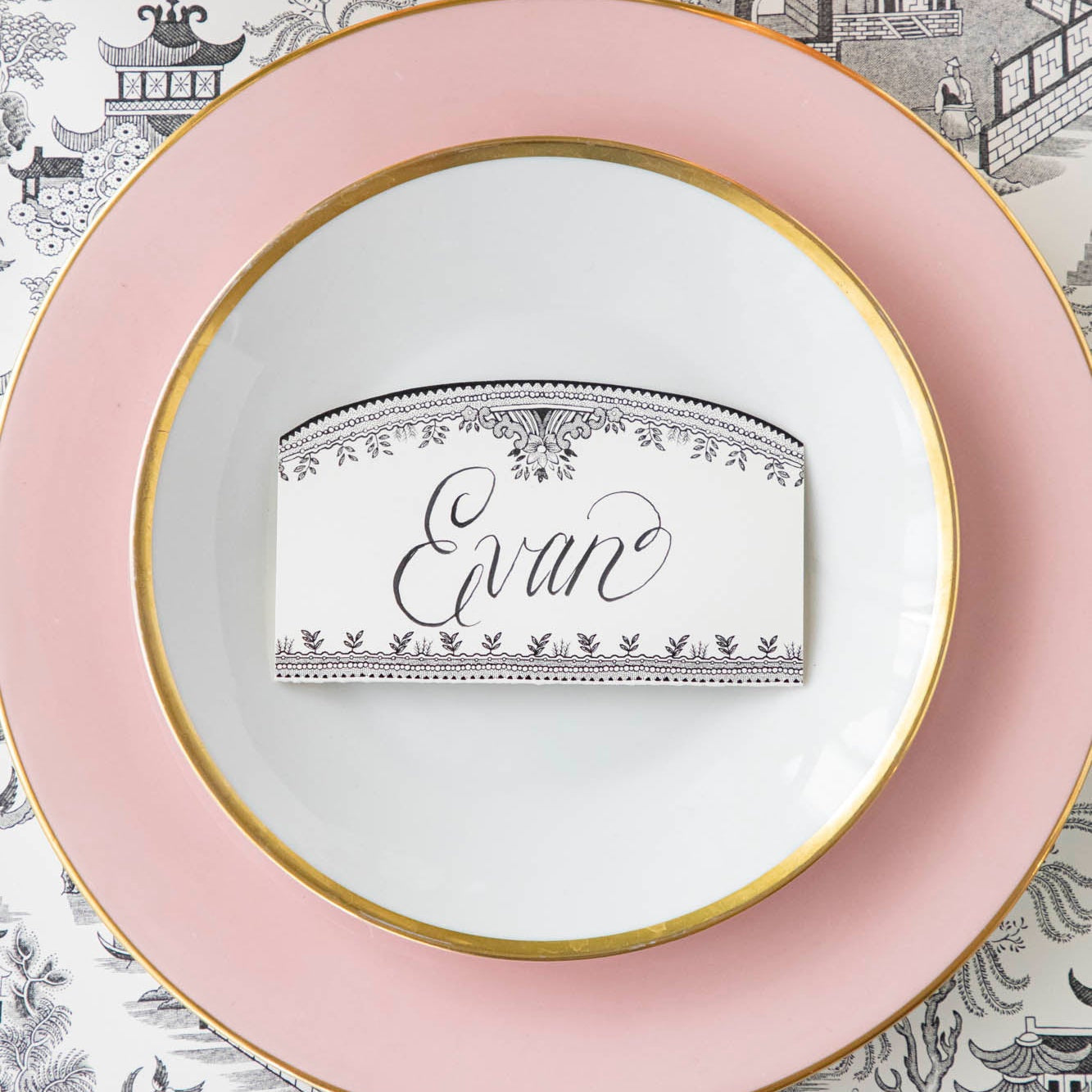 Burleigh Black Place Card