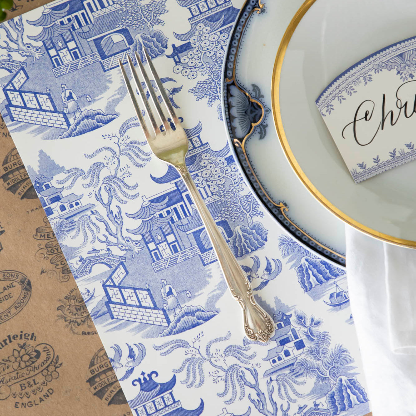Blue Willow Placemat
