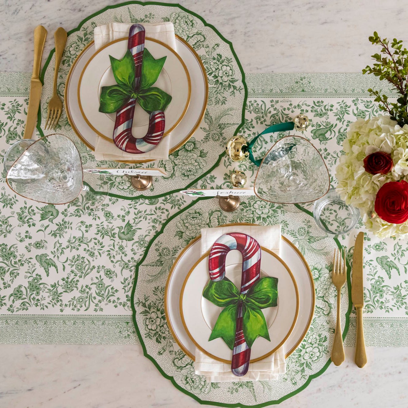 Die-cut Green Asiatic Pheasants Placemat