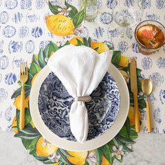 Die-cut Lemon Wreath Placemat