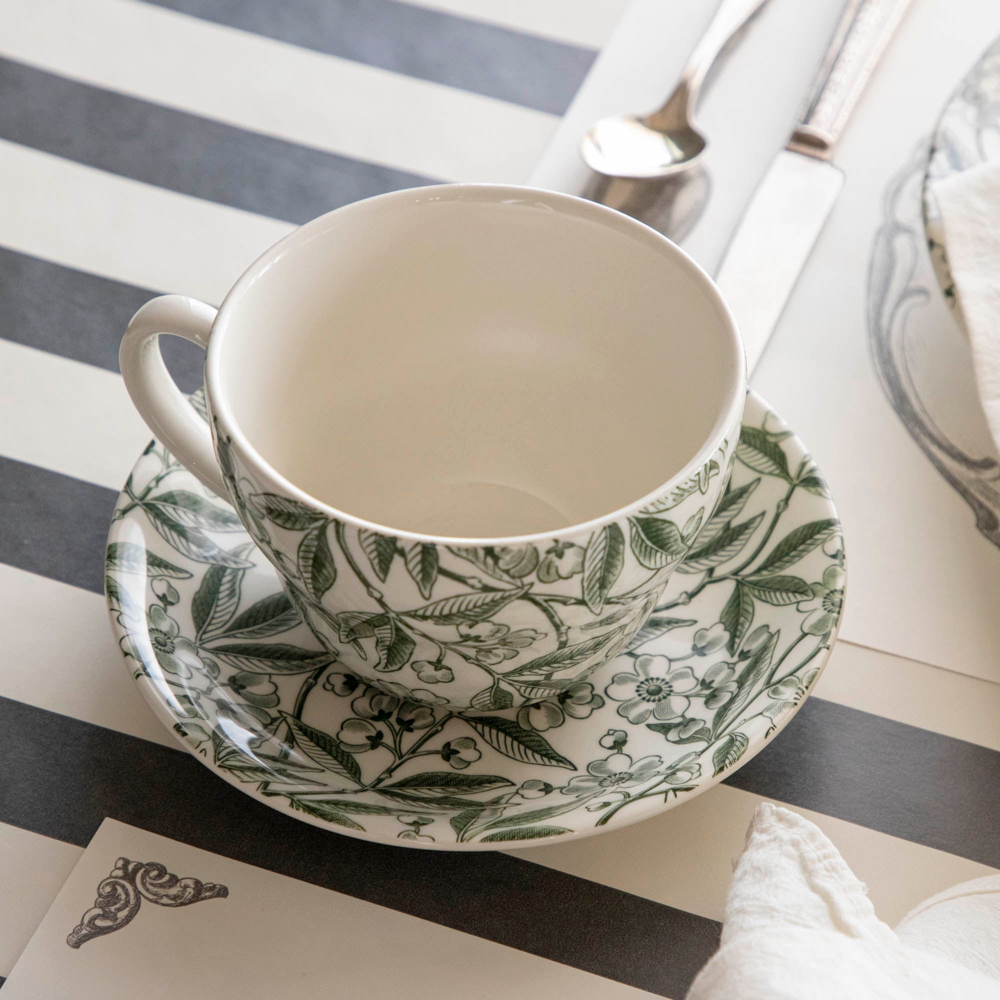 Burleigh Green Prunus Dinnerware