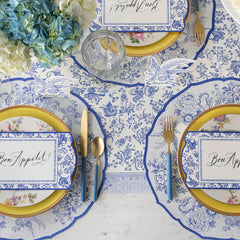 Die-cut Blue Asiatic Pheasants Placemat