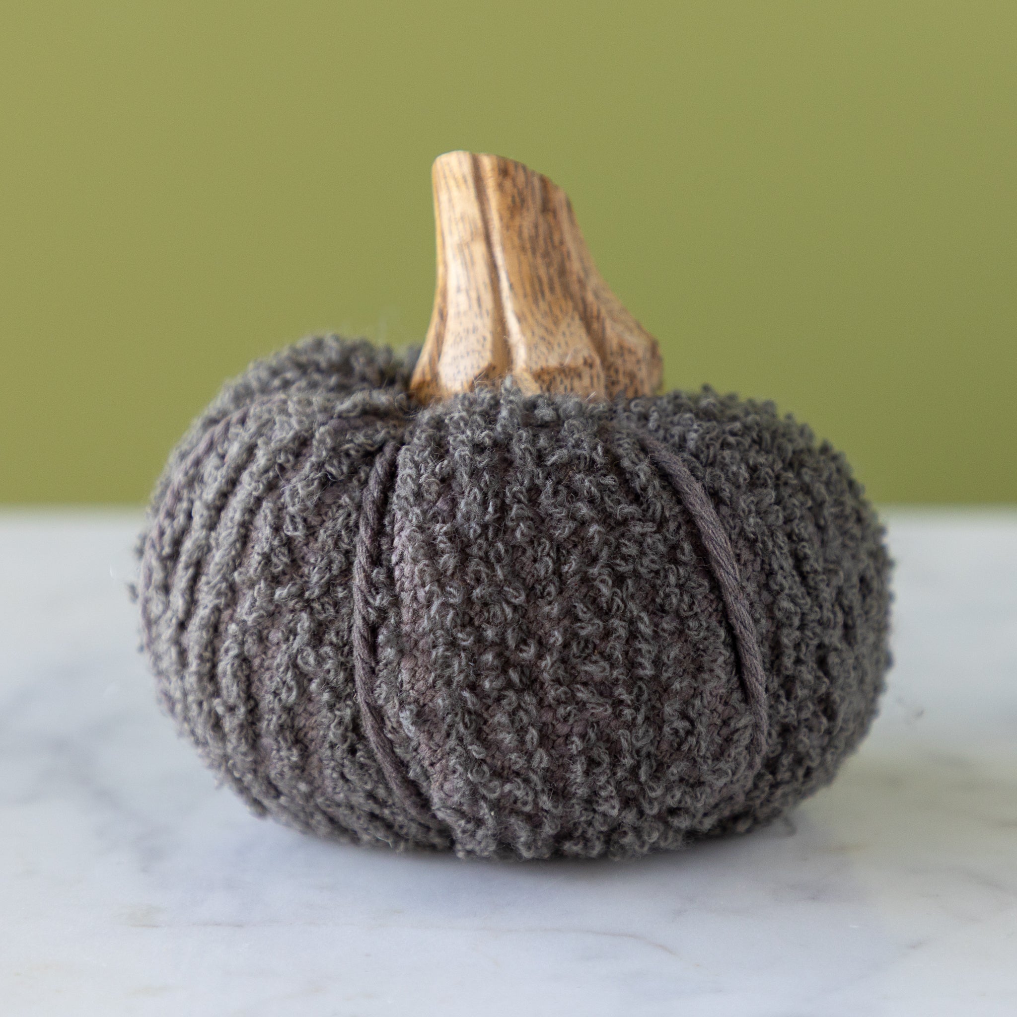Cotton Blend Bouclé/Velvet Pumpkin