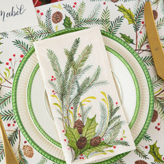 Christmas Sprigs Guest Napkins