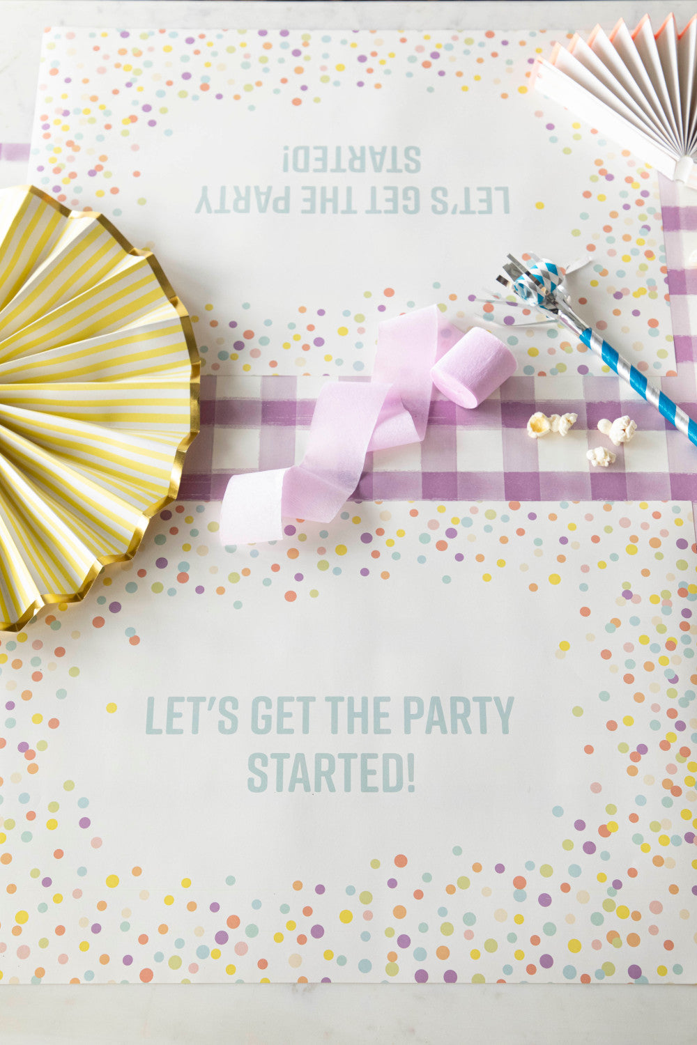 Confetti Sprinkles Personalized Placemat