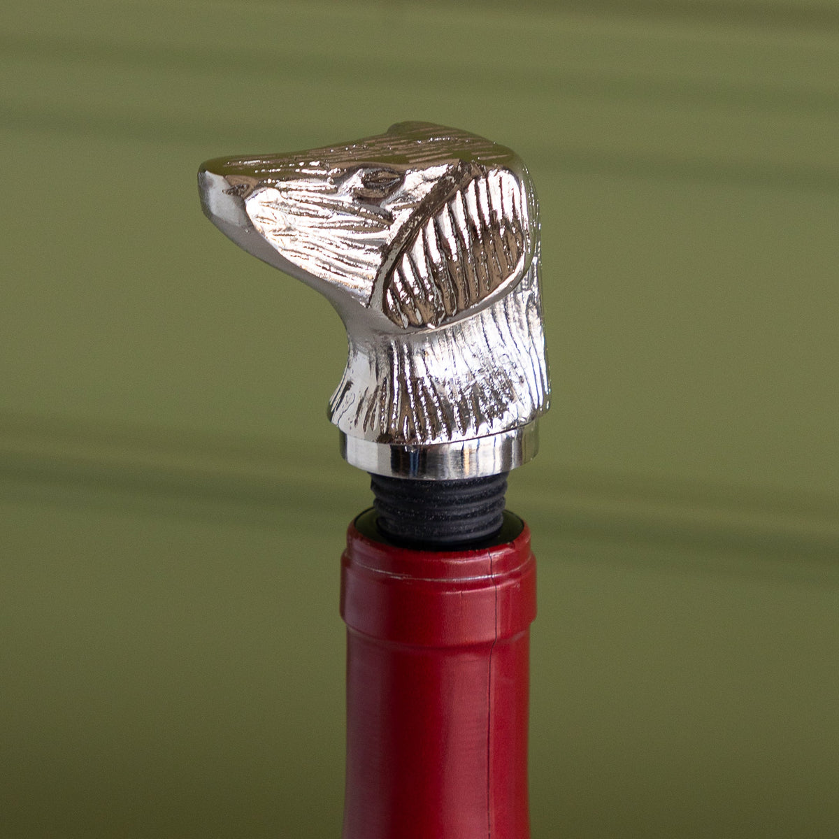 Dog Head Bottle Stopper