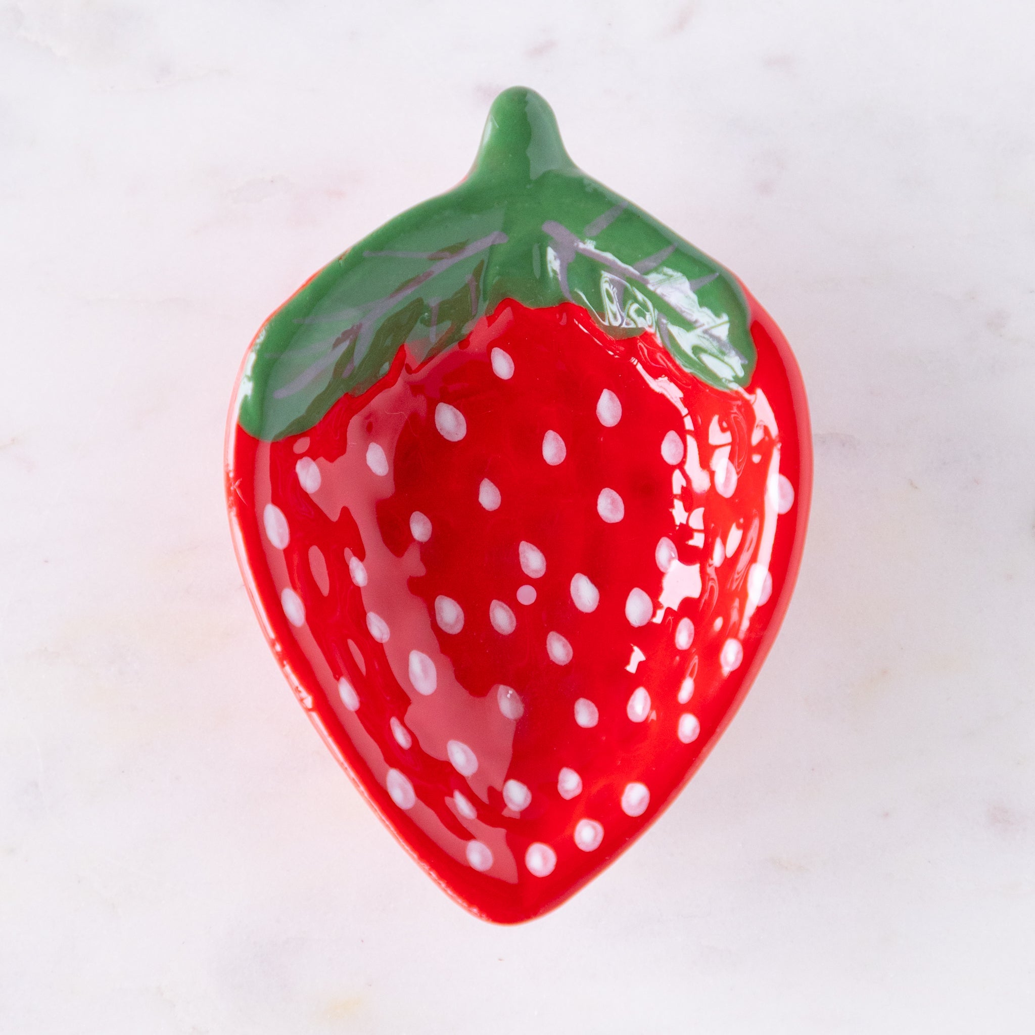 Ceramic Strawberry Shaped Dish