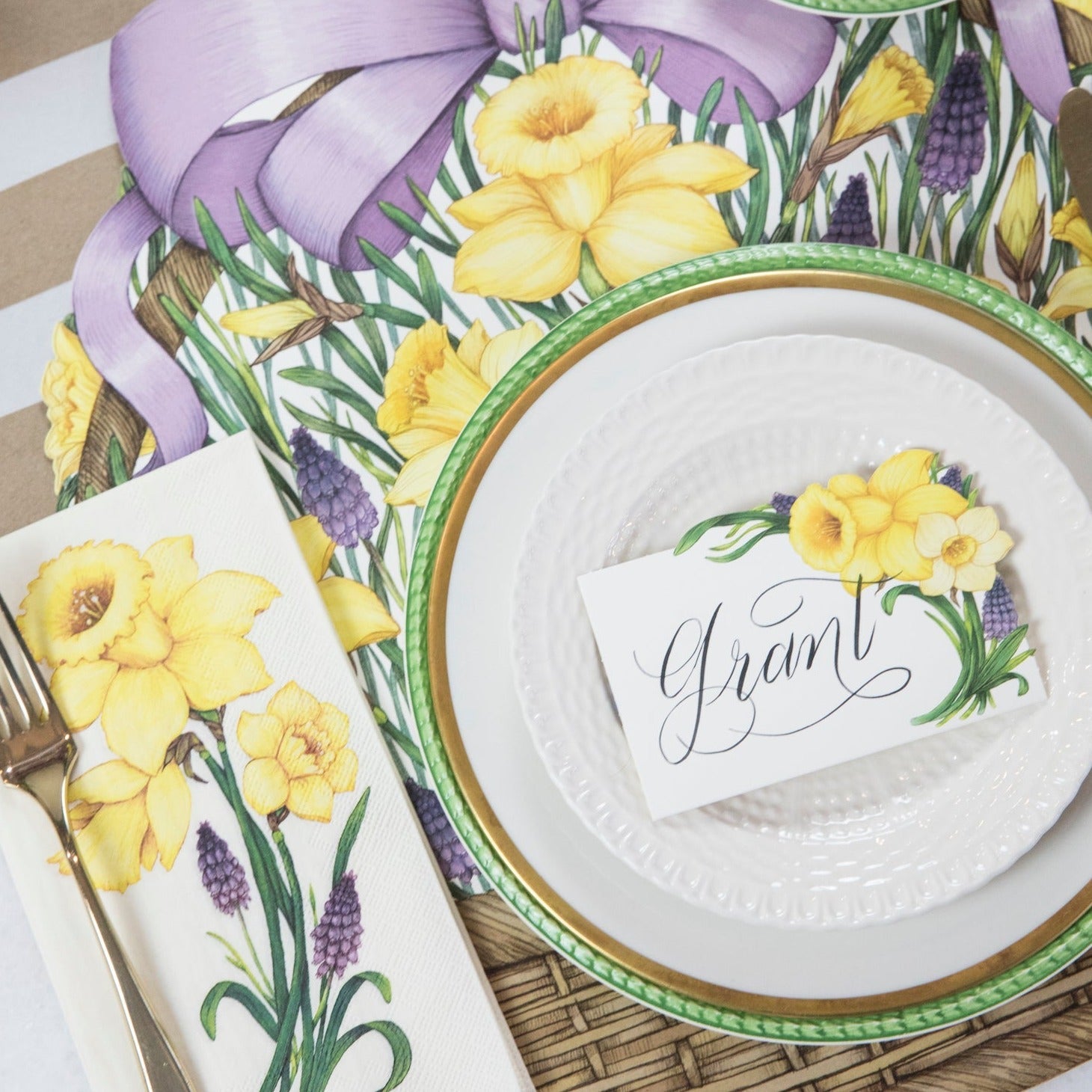 Daffodil Place Card